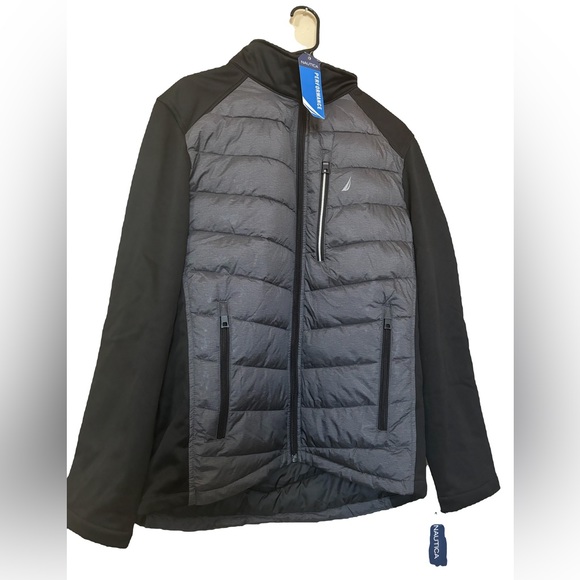 Nautica Other - NWT- Nautica Black/Gray Water and Wind Resistant Jacket. Size Medium. Polyester